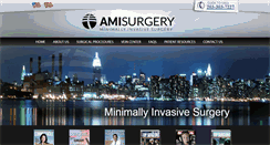 Desktop Screenshot of amisurgerymis.com