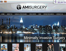 Tablet Screenshot of amisurgerymis.com